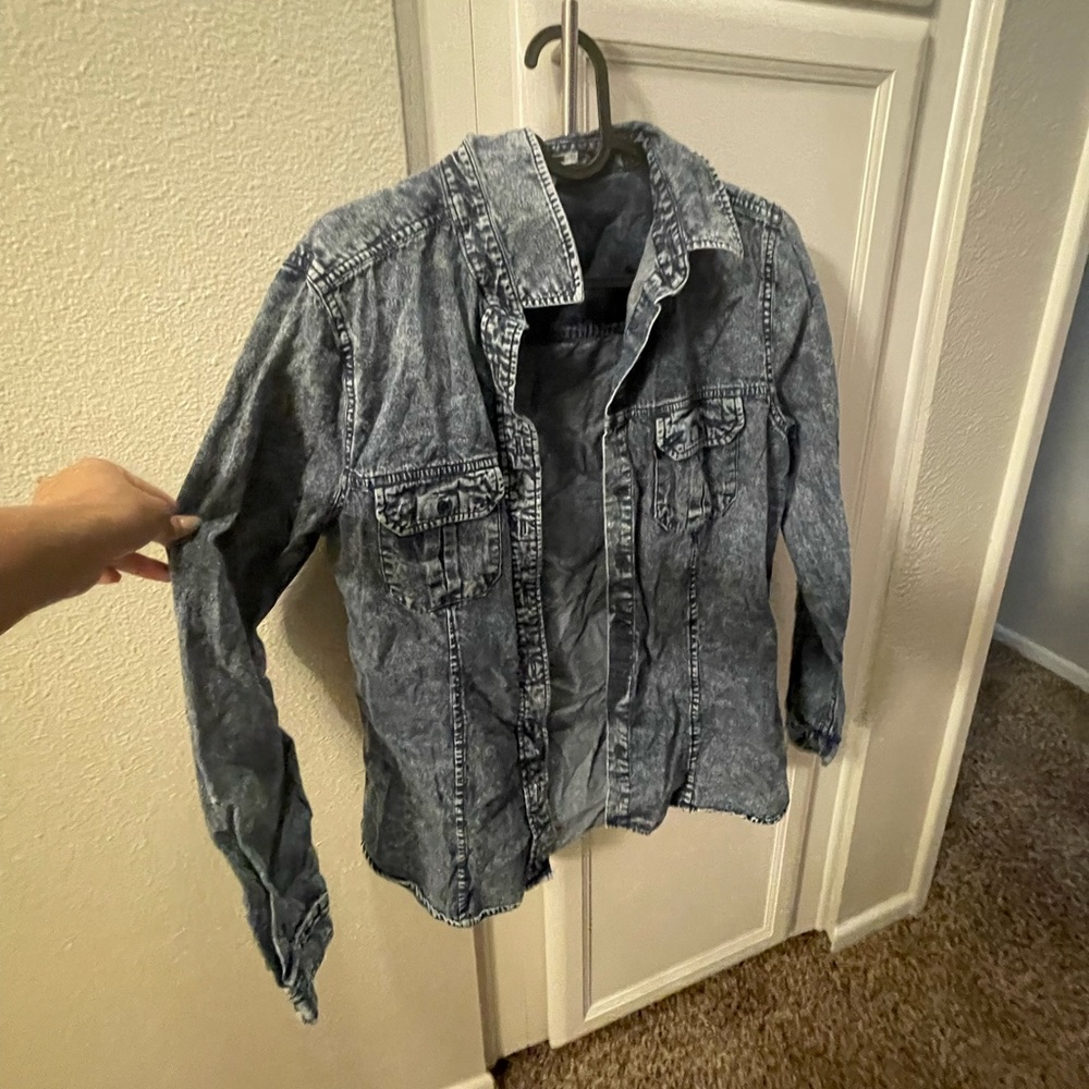 Levi’s washed denim button down